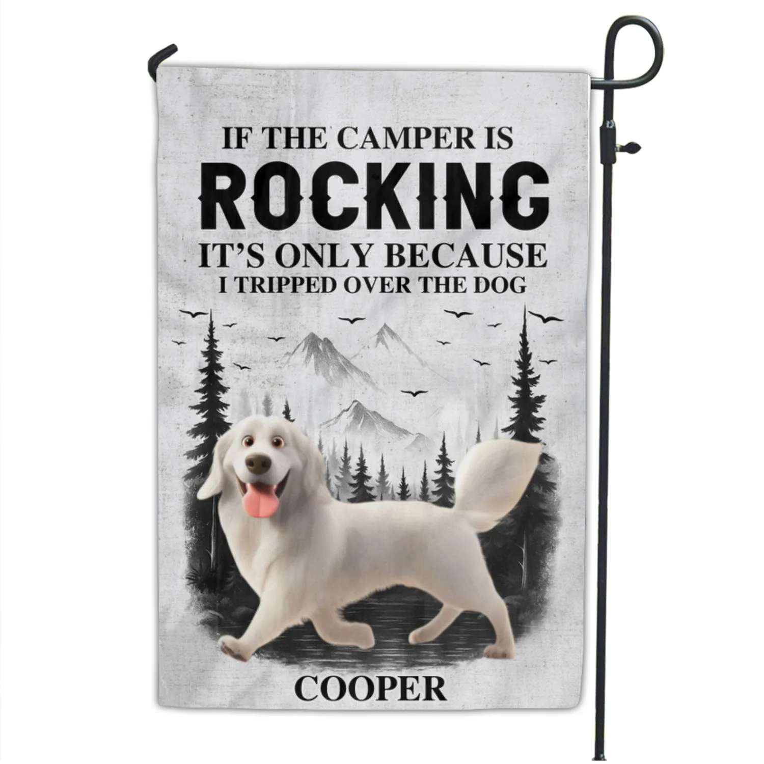 Tripped Over - Personalized Custom Flag - Image 6