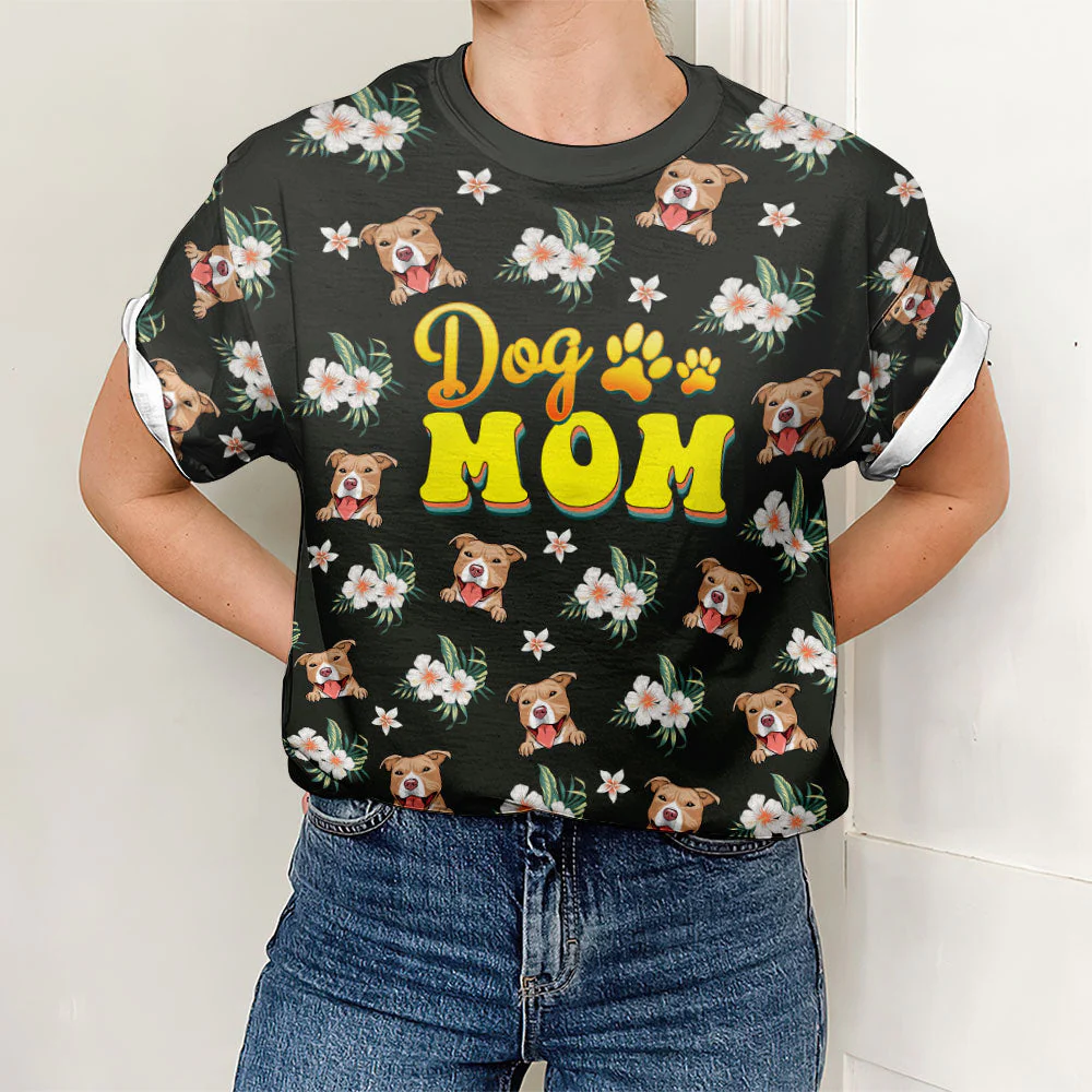 Tropical Summer T-shirt - Personalized Custom All-over-print T-shirt - Image 4