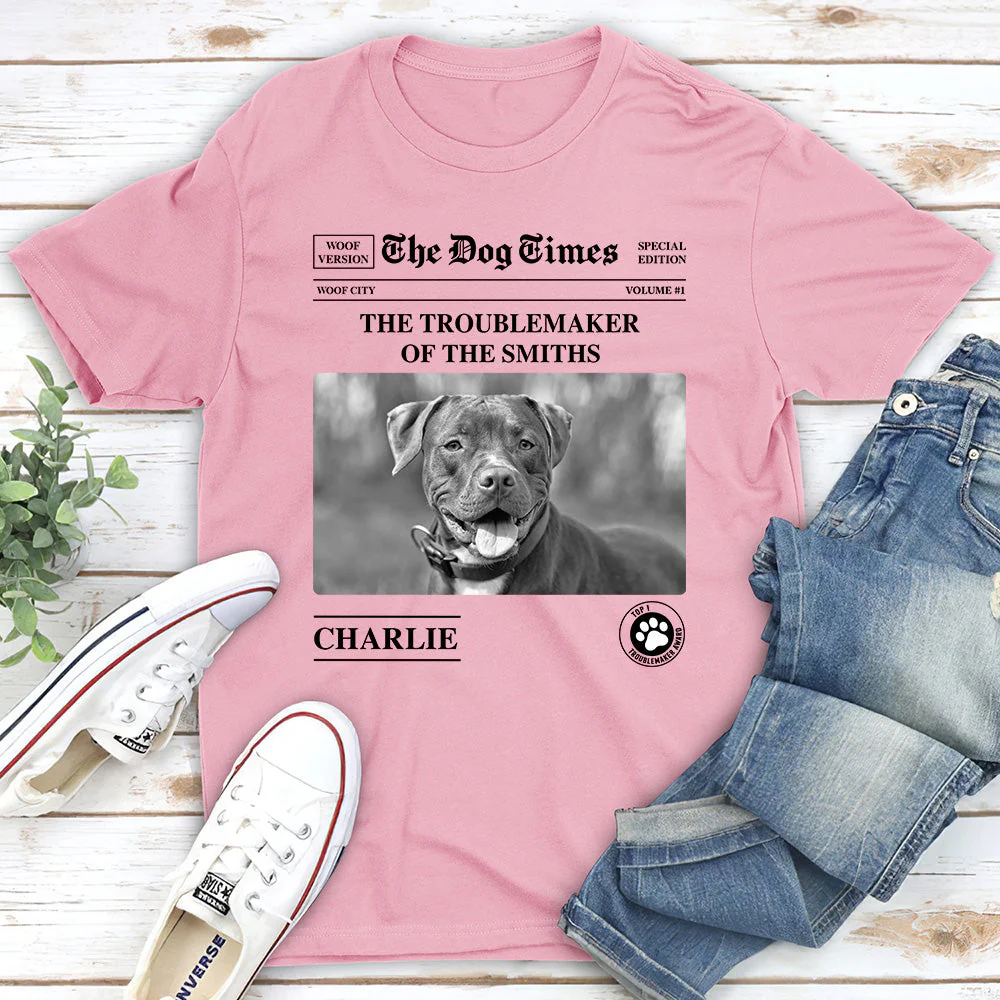 Troublemaker - Personalized Custom Unisex T-shirt - Image 4