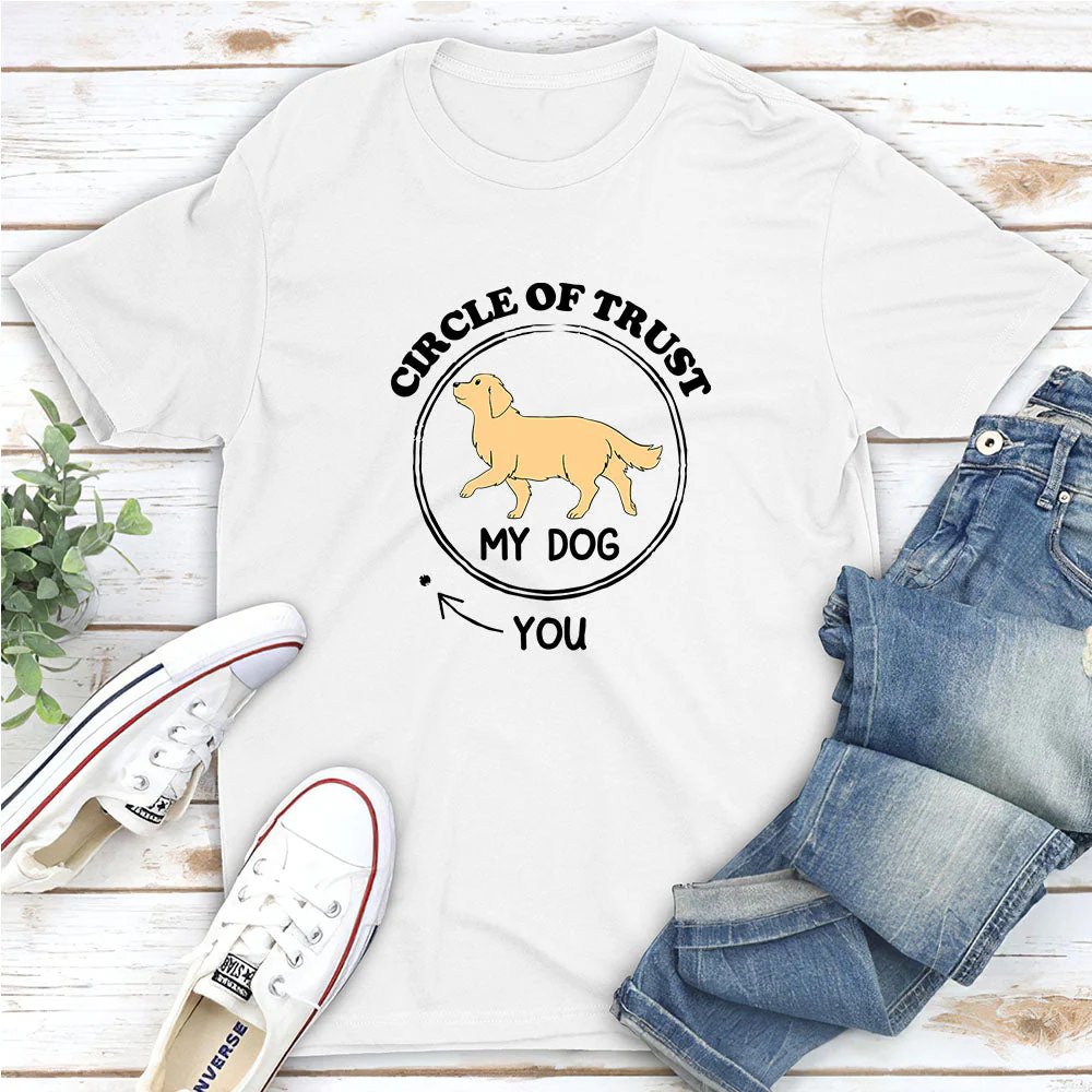 Trust Circle - Personalized Custom Unisex T-shirt - Image 3