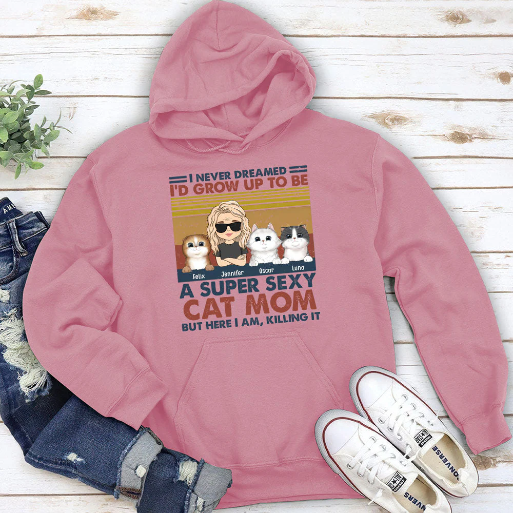 Ultimate Cat Dad - Personalized Custom Hoodie - Image 3