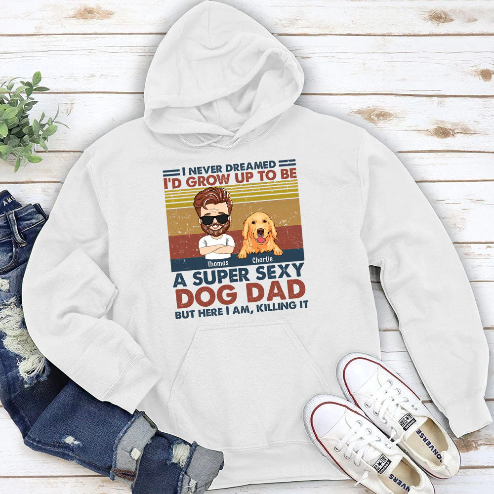 Ultimate Dog Dad - Personalized Custom Hoodie - Image 2