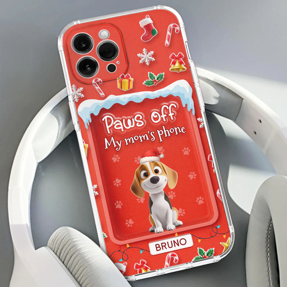 Under The Mistletoe - Personalized Custom 3D Effect Phone Case - Image 4