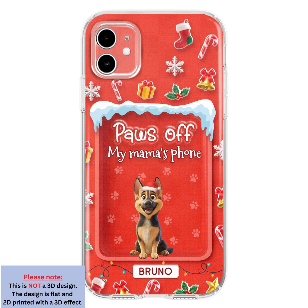 Under The Mistletoe - Personalized Custom 3D Effect Phone Case - Image 7