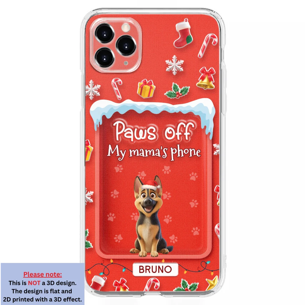 Under The Mistletoe - Personalized Custom 3D Effect Phone Case - Image 8