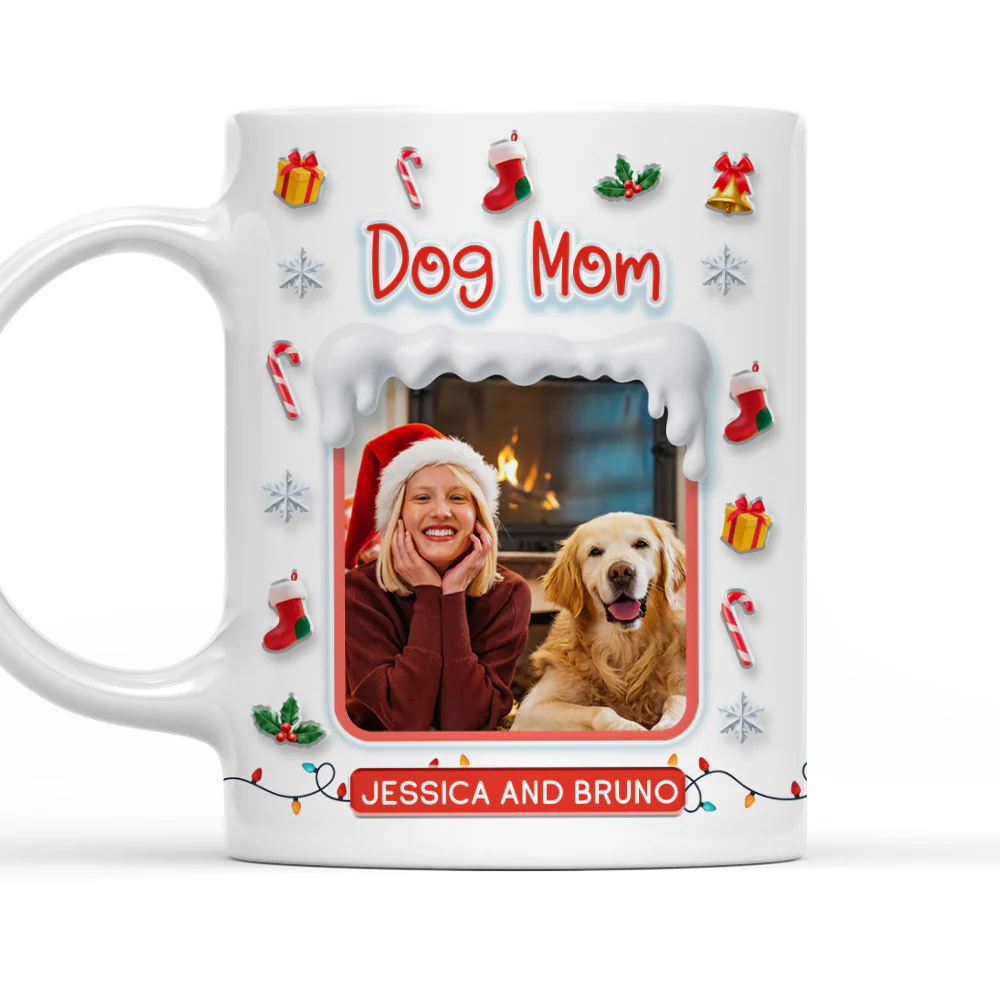 Under The Mistletoe Photo - Personalized Custom 3D Effect Mug