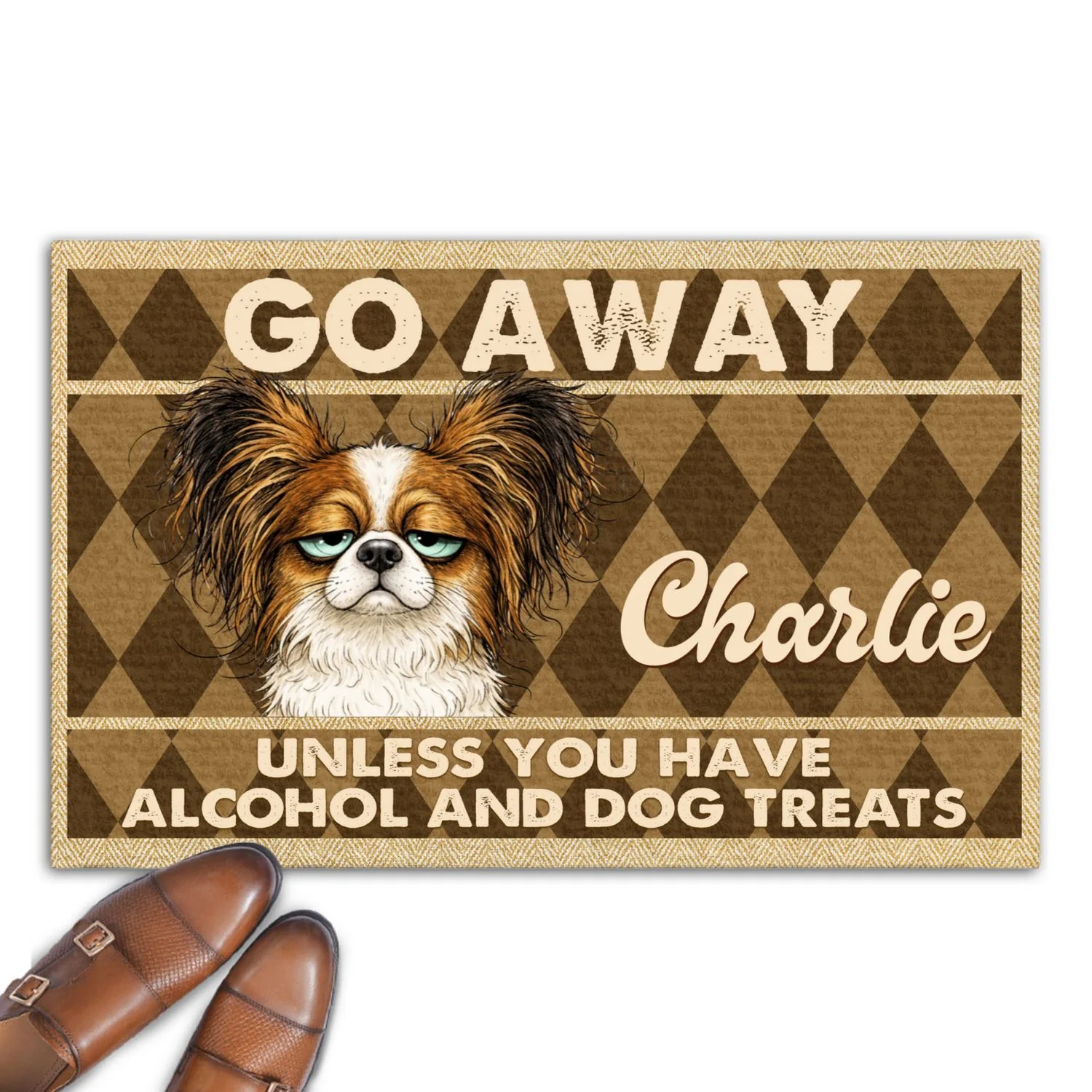 Unless You Have Alcohol And Dog Treats - Personalized Custom Doormat - Image 6