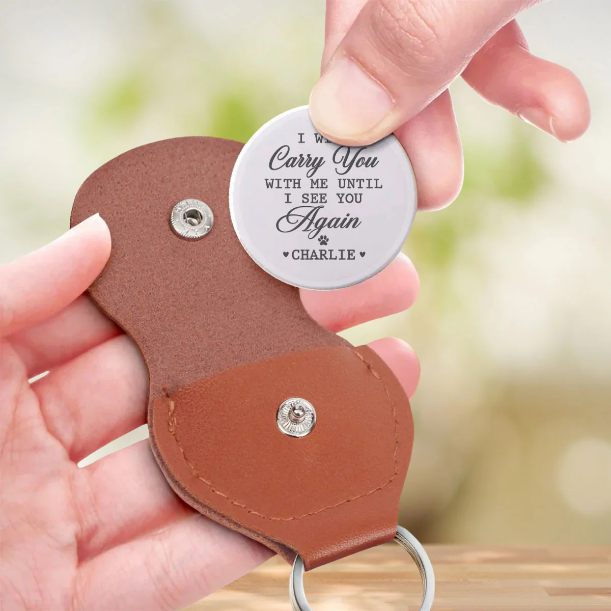 Until I See You Again - Personalized Custom Pocket Hug - Image 4