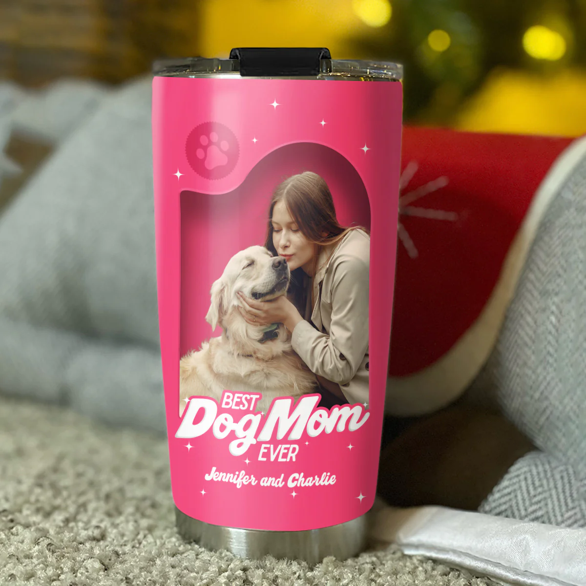 Us In The Box Photo - Personalized Custom 3D Effect Tumbler - Image 3