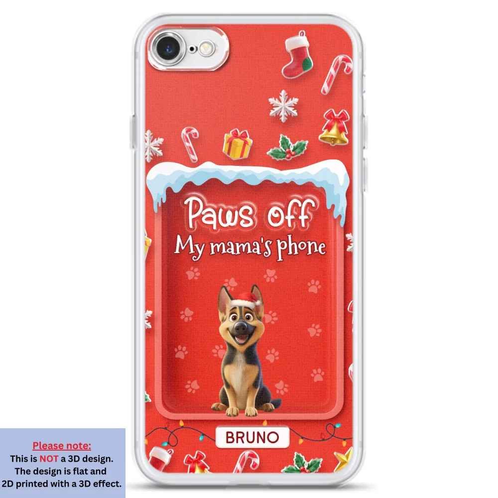 Us Under The Mistletoe - Personalized Custom 3D Effect Phone Case - Image 6