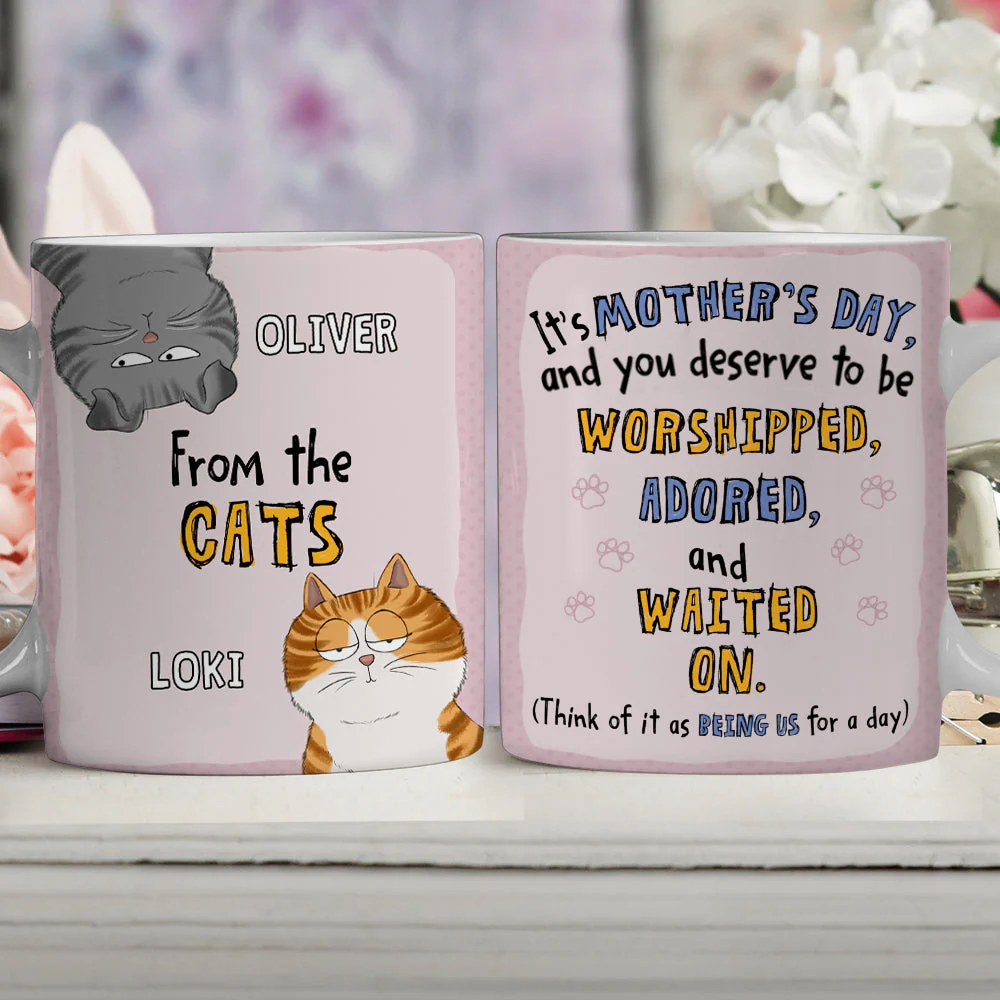 Waited On - Personalized Custom Coffee Mug - Image 2