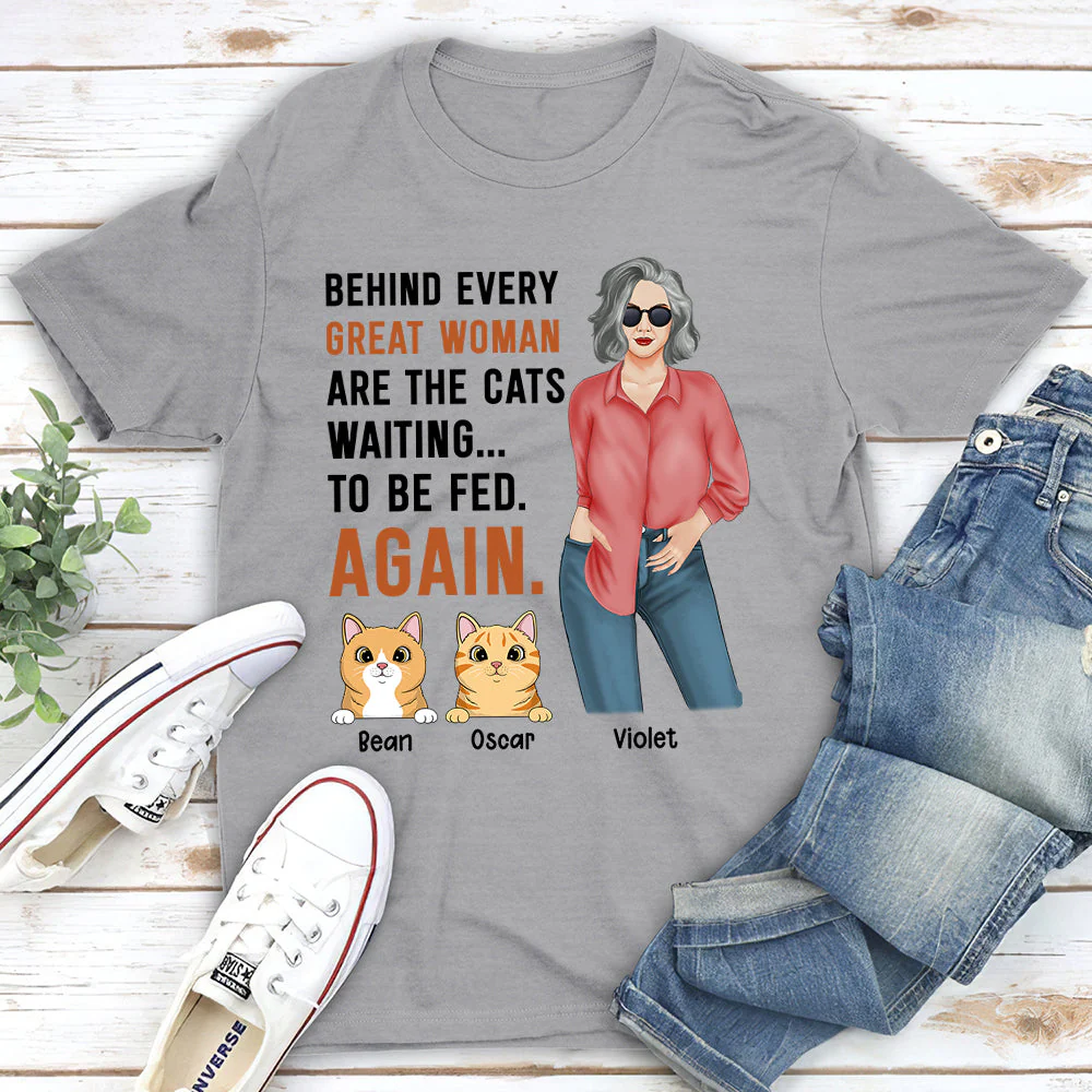 Waiting To Be Fed - Personalized Custom Unisex T-shirt - Image 2