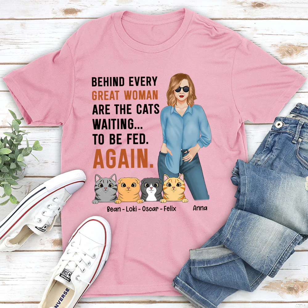Waiting To Be Fed - Personalized Custom Unisex T-shirt - Image 5