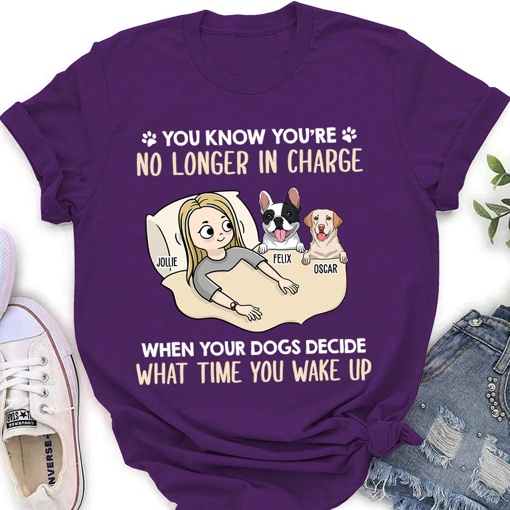 Wake Up Time - Personalized Custom Women's T-shirt - Image 2