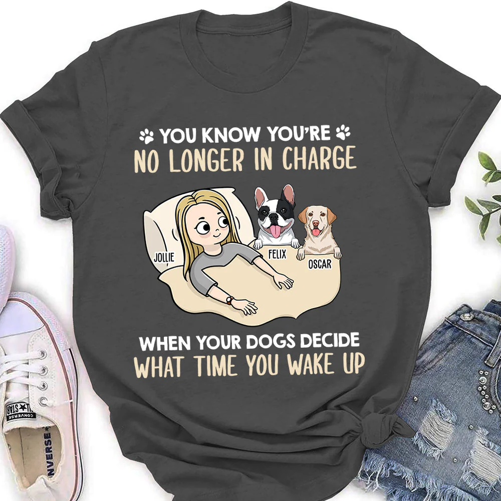 Wake Up Time - Personalized Custom Women's T-shirt - Image 4