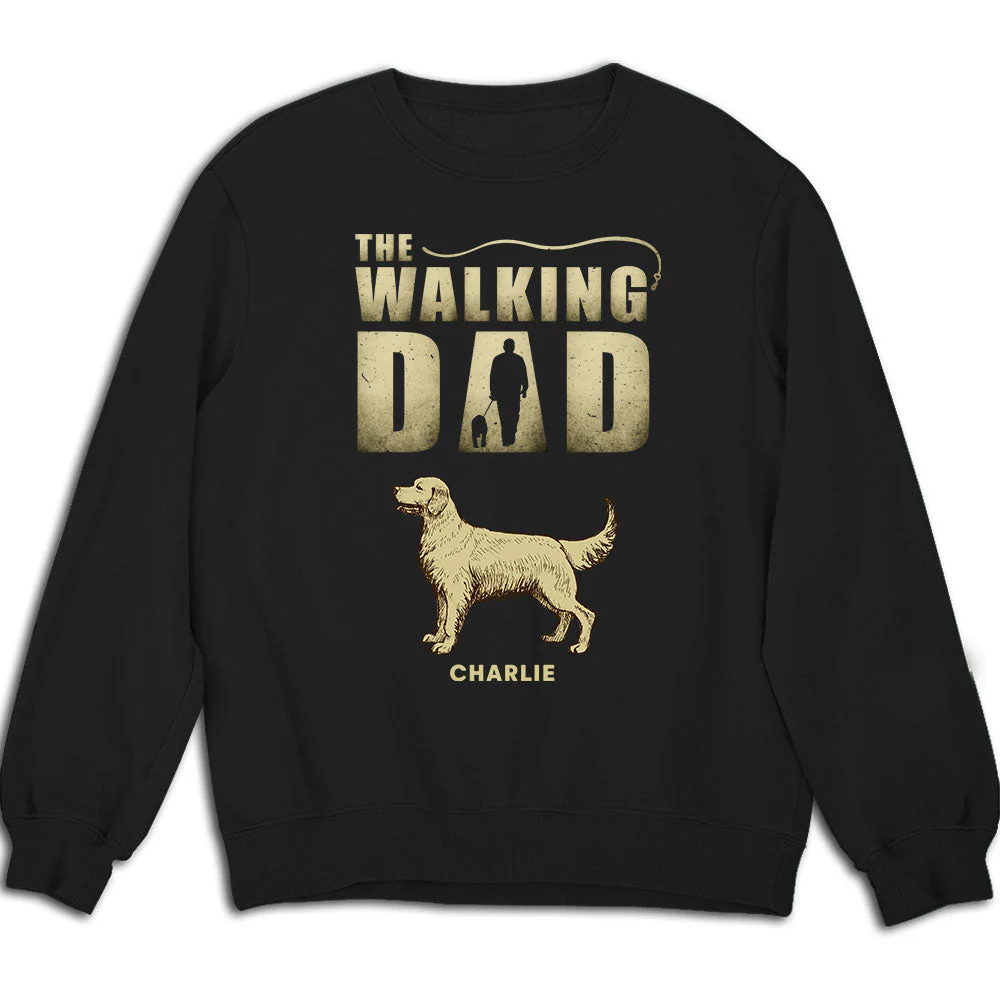 Walking Dad Vintage - Personalized Custom Sweatshirt