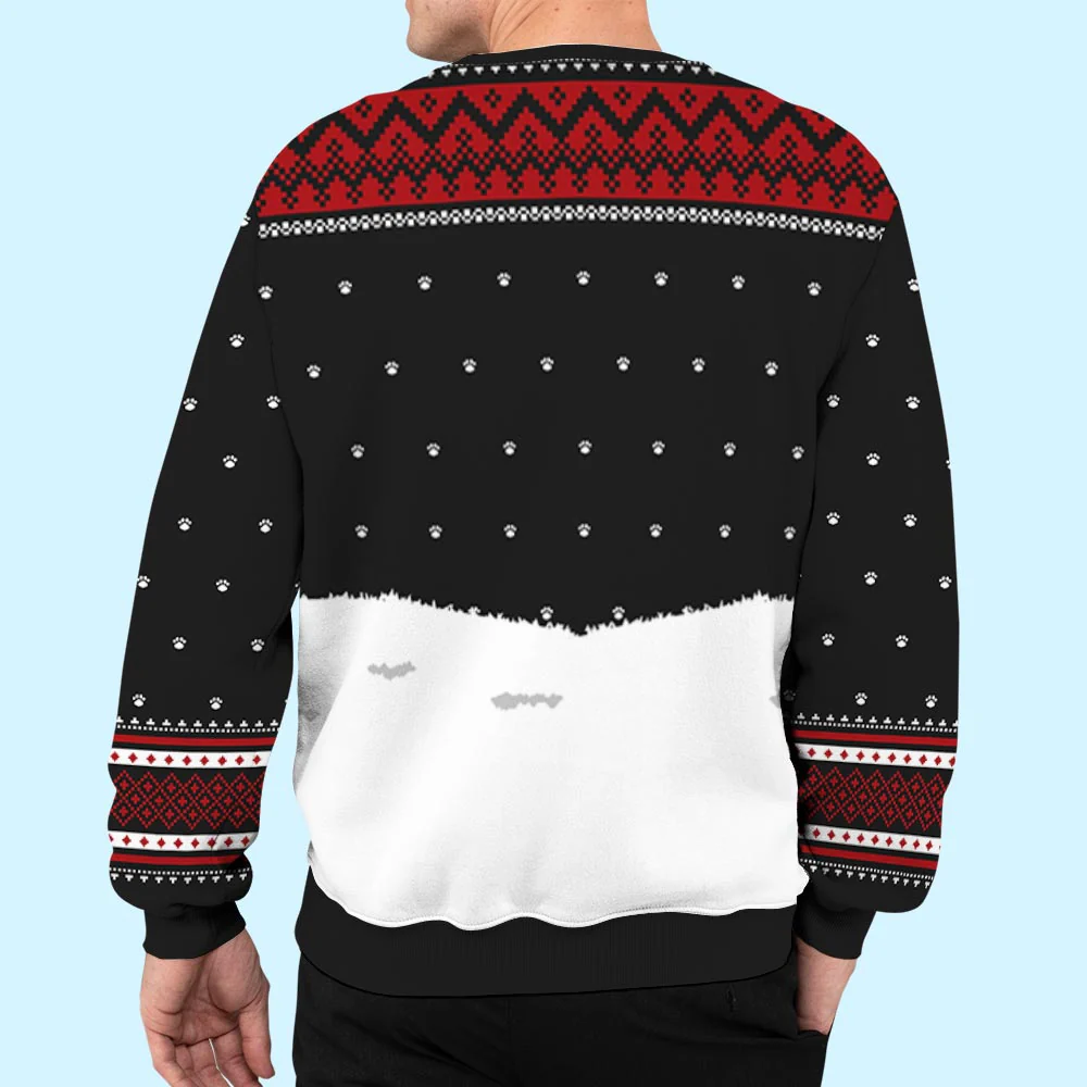 Walking in Snow - Personalized Custom All-Over-Print Sweatshirt - Image 5