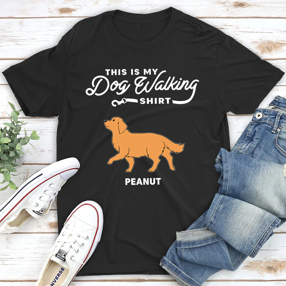 Walking Shirt - Personalized Custom Unisex T-shirt - Image 2