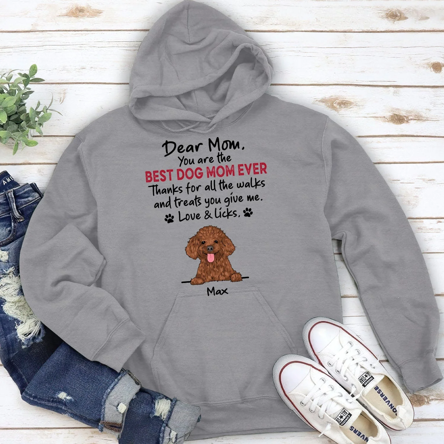 Walks And Treats - Personalized Custom Hoodie - Image 2