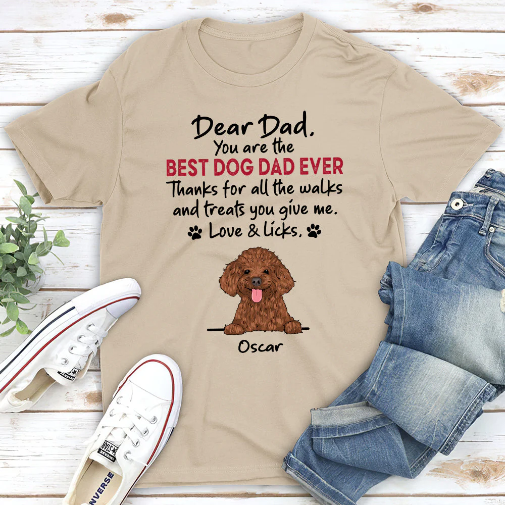 Walks And Treats - Personalized Custom Unisex T-shirt - Image 4
