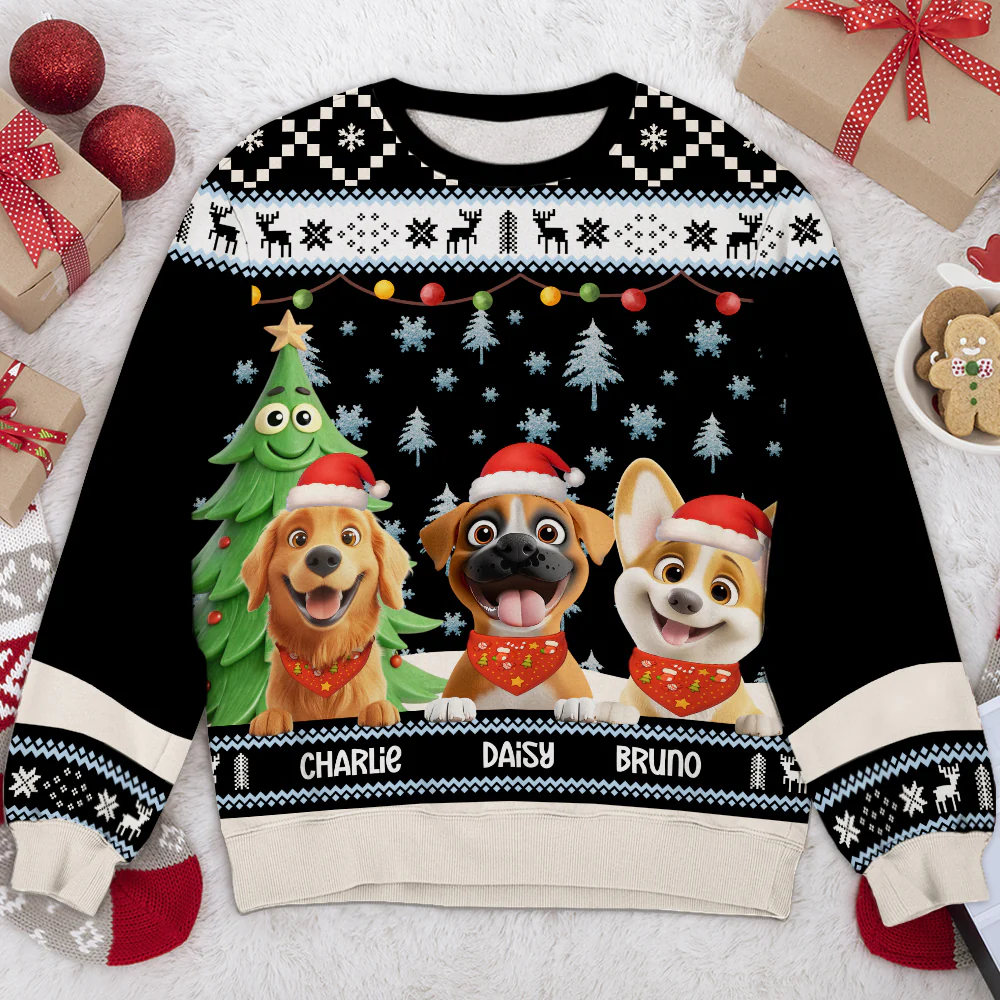 Warm And Fun - Personalized Custom All-Over-Print Sweatshirt - Image 3