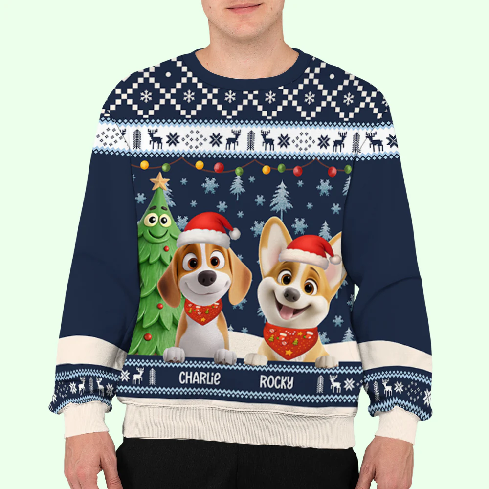 Warm And Fun - Personalized Custom All-Over-Print Sweatshirt - Image 6