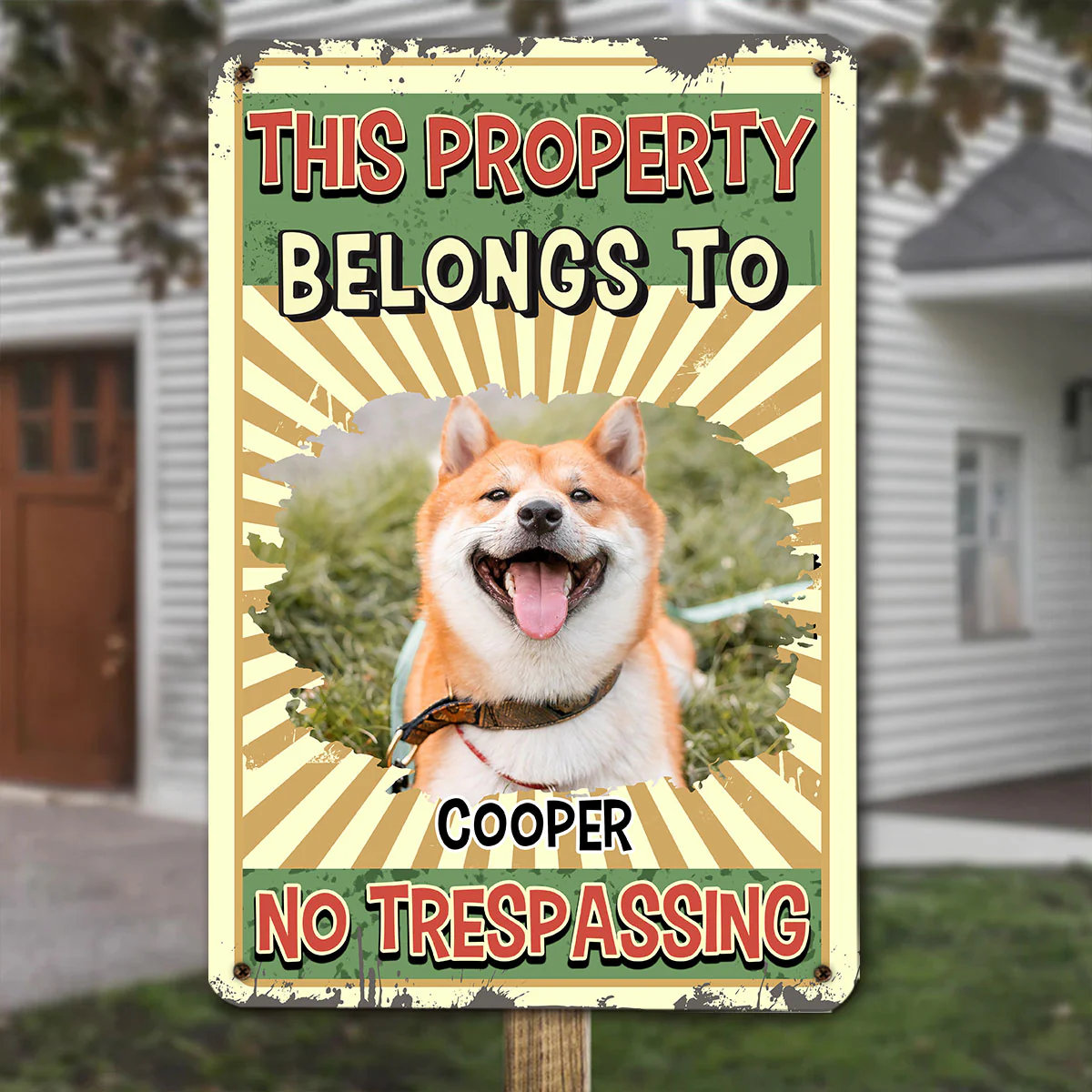 Warning You Photo - Personalized Custom Metal Sign