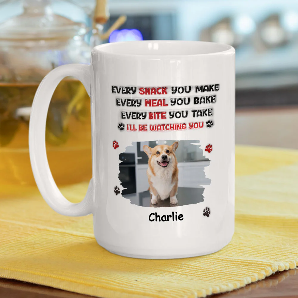 Watching You Forever Photo - Personalized Custom 3D Inflated Mug - Image 2