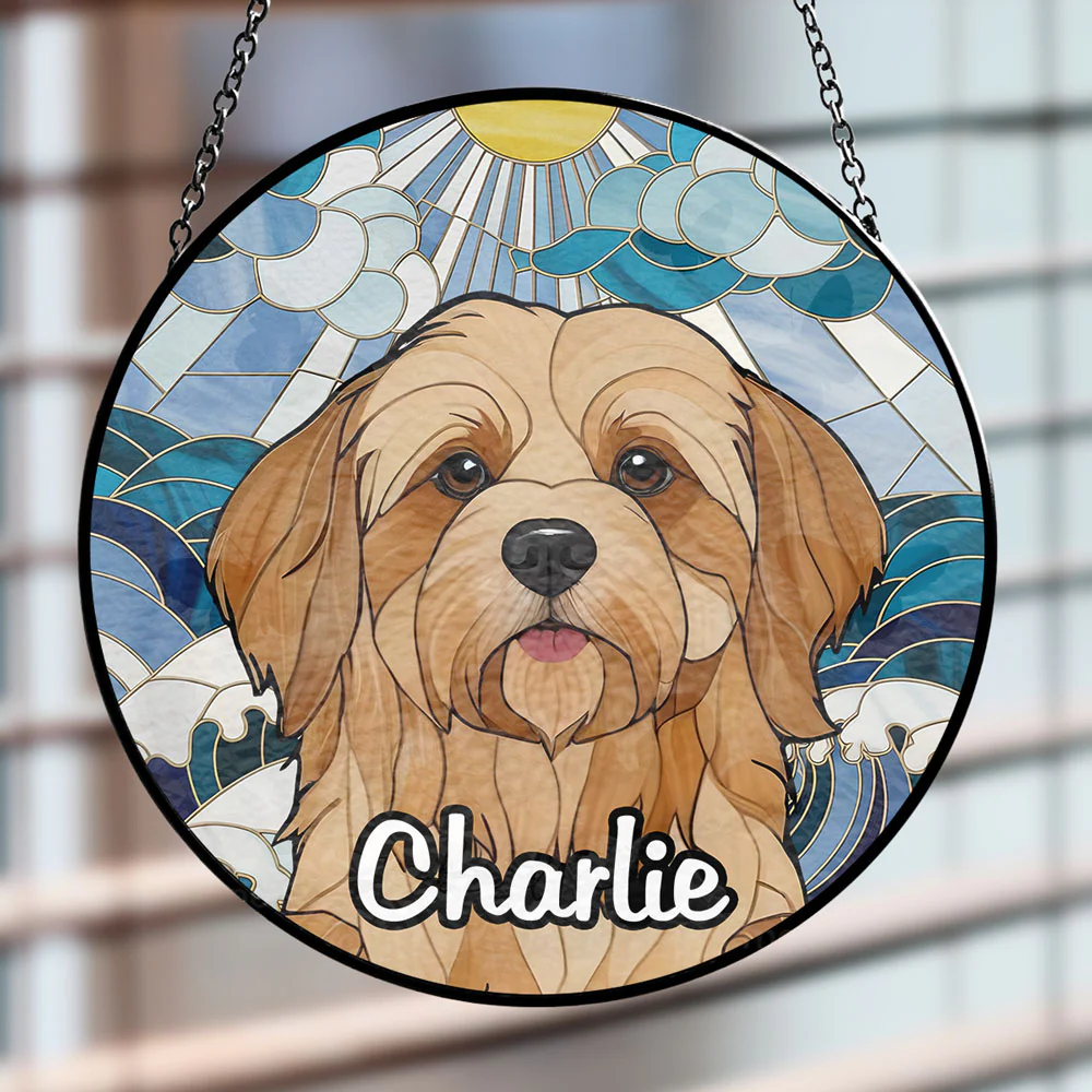 Waves To You - Personalized Custom Window Hanging Suncatcher - Image 2