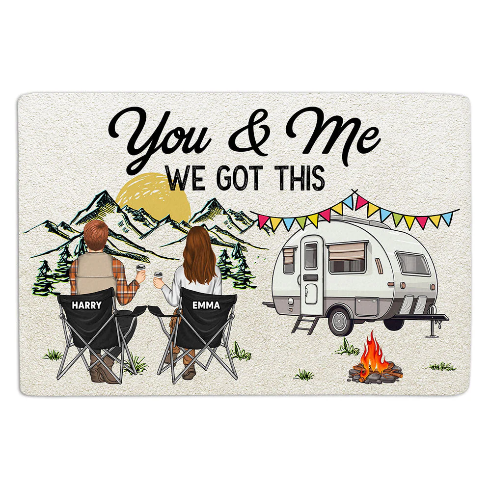 We Are In This Togerther - Personalized Custom Doormat