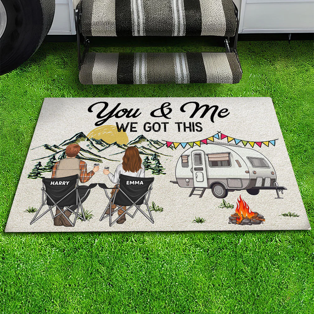 We Are In This Togerther - Personalized Custom Doormat - Image 4