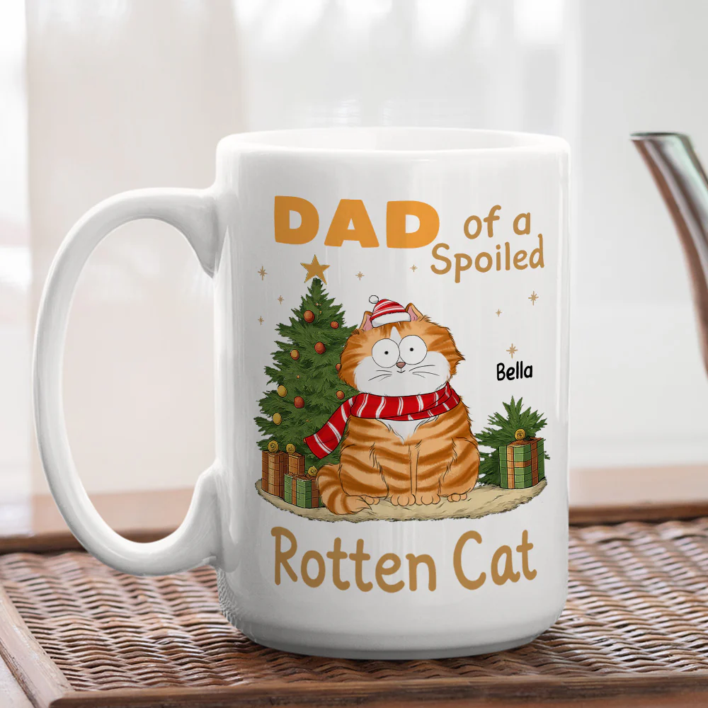 We Are Spoiled Do Not Mind - Personalized Custom Coffee Mug - Image 4