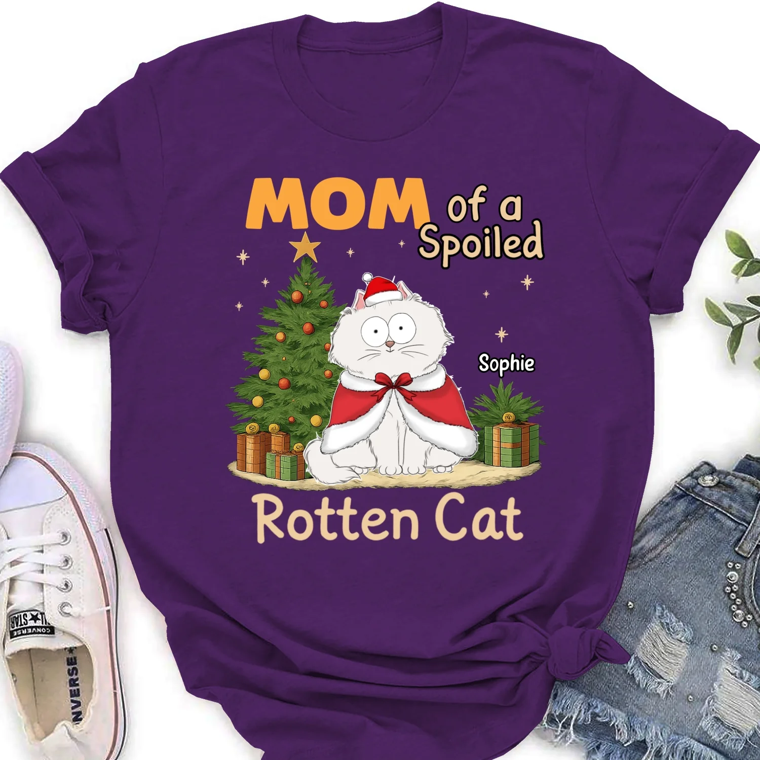 We Are Spoiled Do Not Mind - Personalized Custom Women's T-Shirt - Image 7