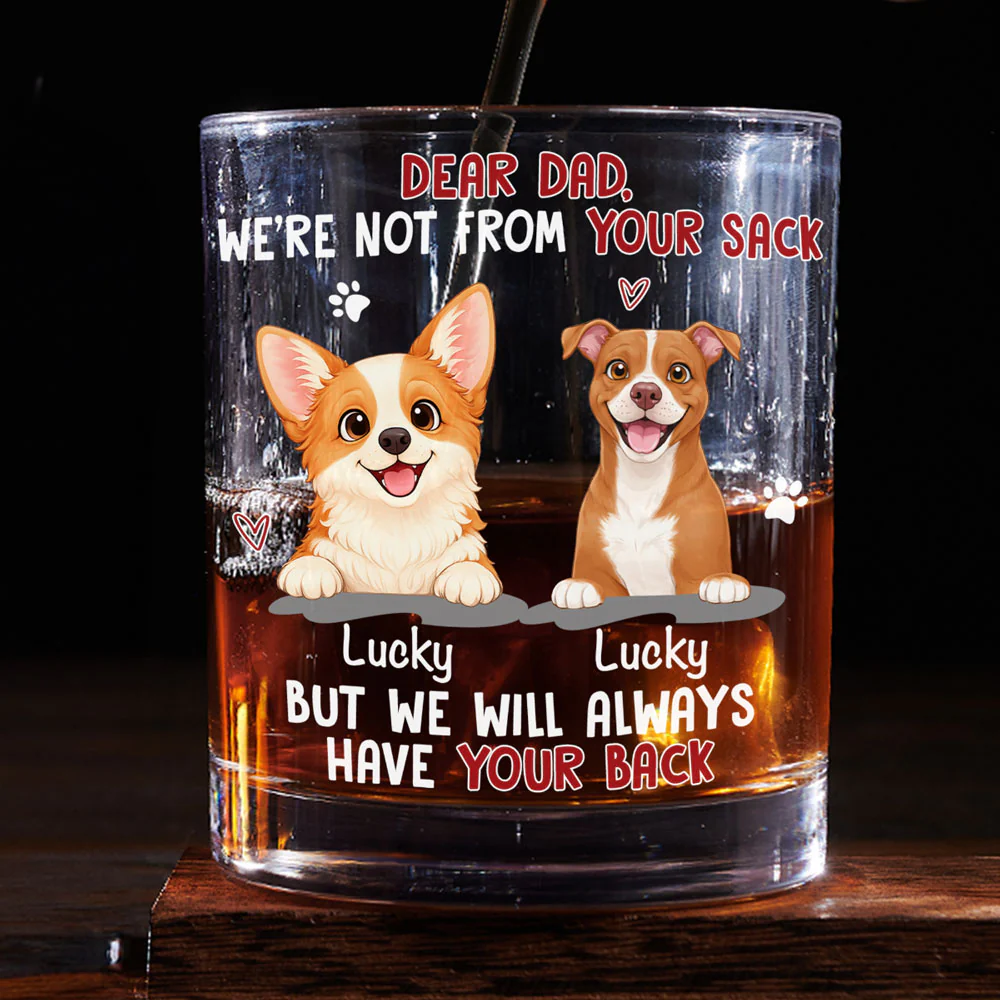 We Chose You Obviously - Personalized Custom Whiskey Glass - Image 3