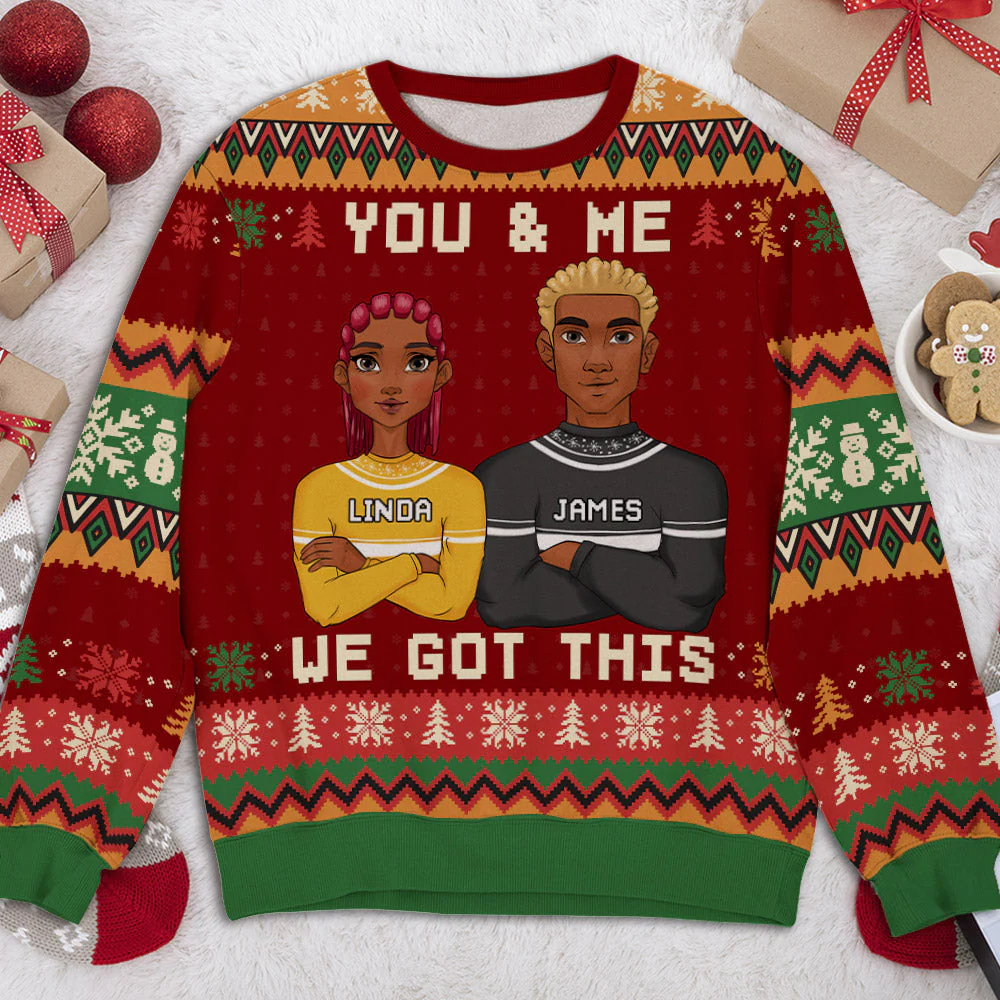 We Got This - Personalized Custom All-Over-Print Sweatshirt - Image 2