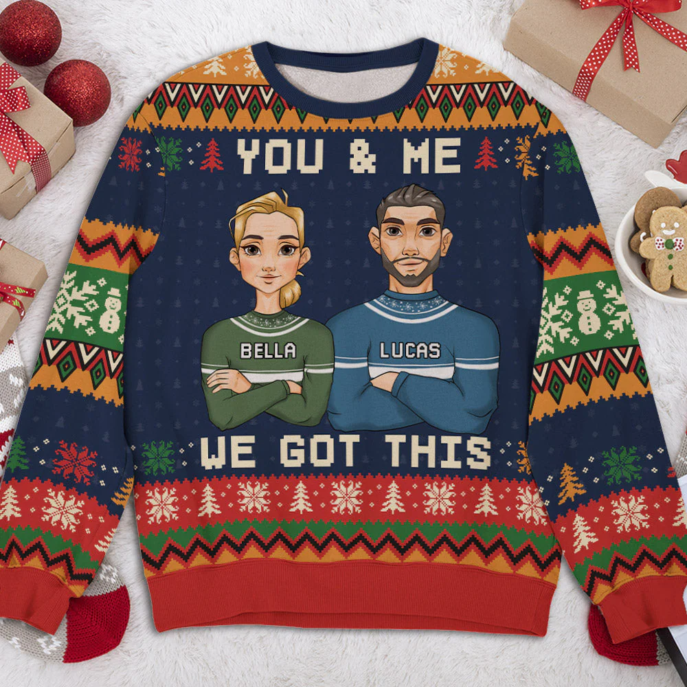 We Got This - Personalized Custom All-Over-Print Sweatshirt - Image 3