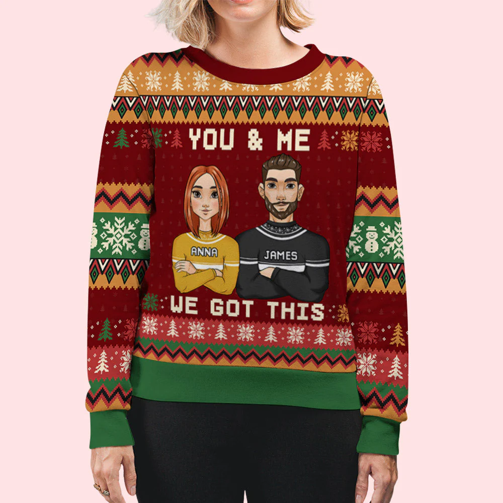 We Got This - Personalized Custom All-Over-Print Sweatshirt - Image 5