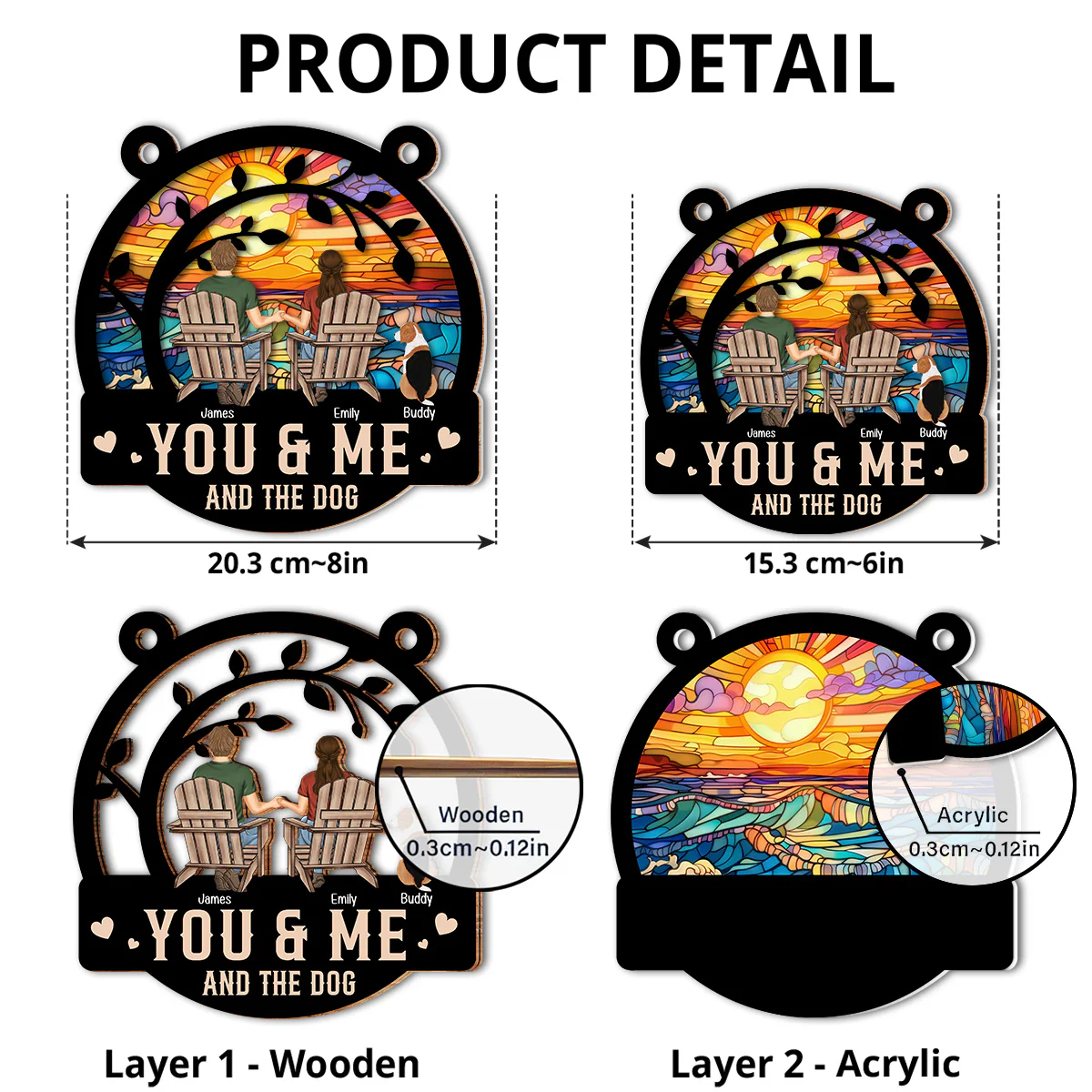 We Got This - Personalized Custom Suncatcher - Image 4