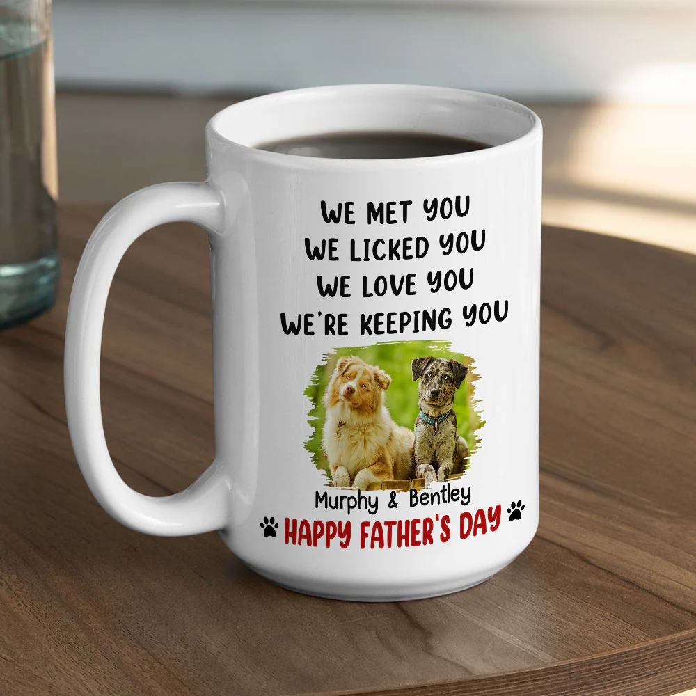 We Licked And Love You Ver 2 Photo - Personalized Custom Coffee Mug - Image 3