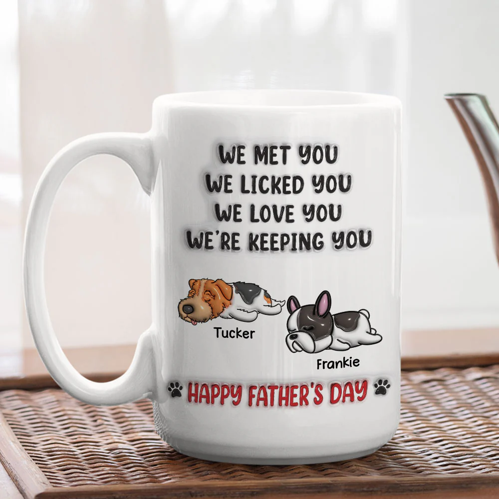 We Licked And Love You Ver 3 - Personalized Custom 3D Inflated Effect Coffee Mug - Image 4