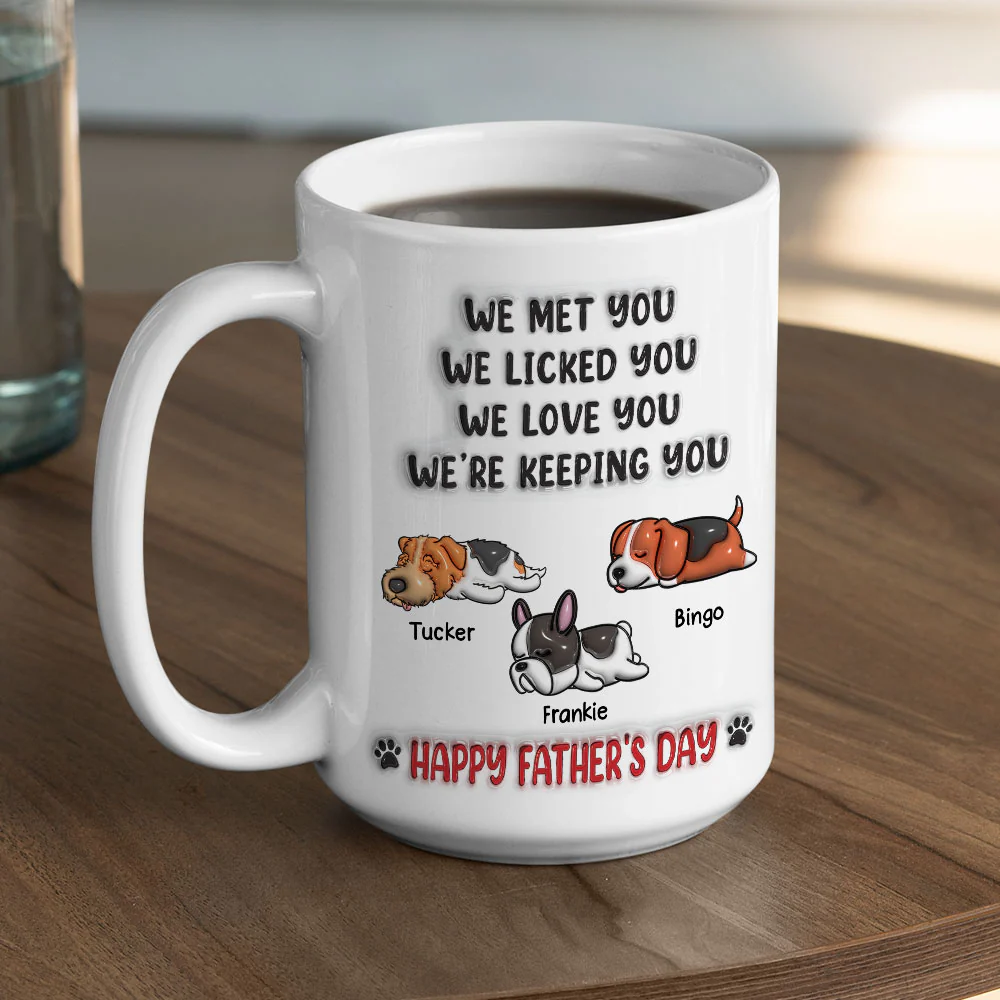 We Licked And Love You Ver 3 - Personalized Custom 3D Inflated Effect Coffee Mug - Image 5