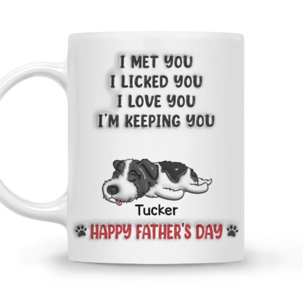 We Licked And Love You Ver 3 - Personalized Custom 3D Inflated Effect Coffee Mug - Image 7