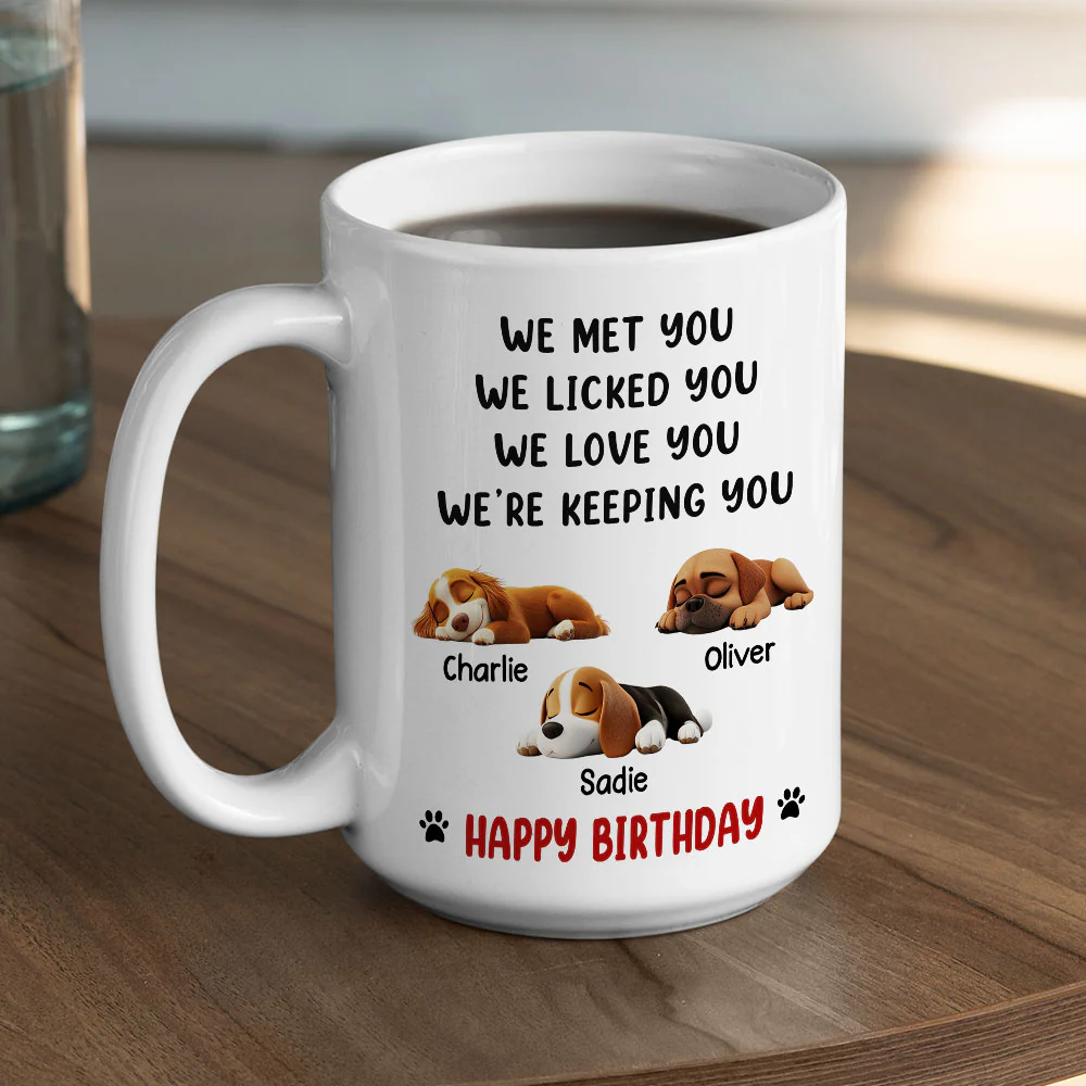 We Licked And Love You Ver Birthday - Personalized Custom Coffee Mug - Image 4