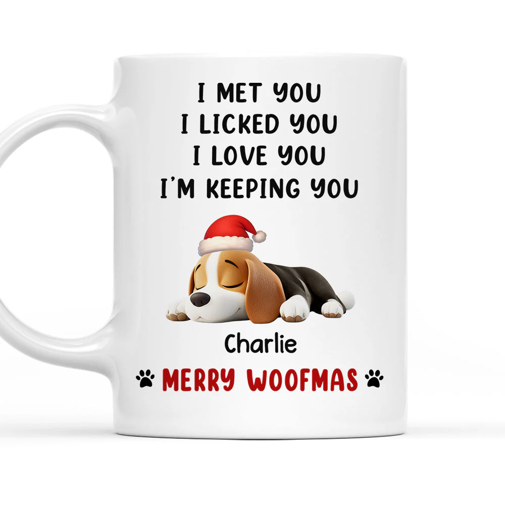 We Licked And Love You Ver Christmas - Personalized Custom Coffee Mug