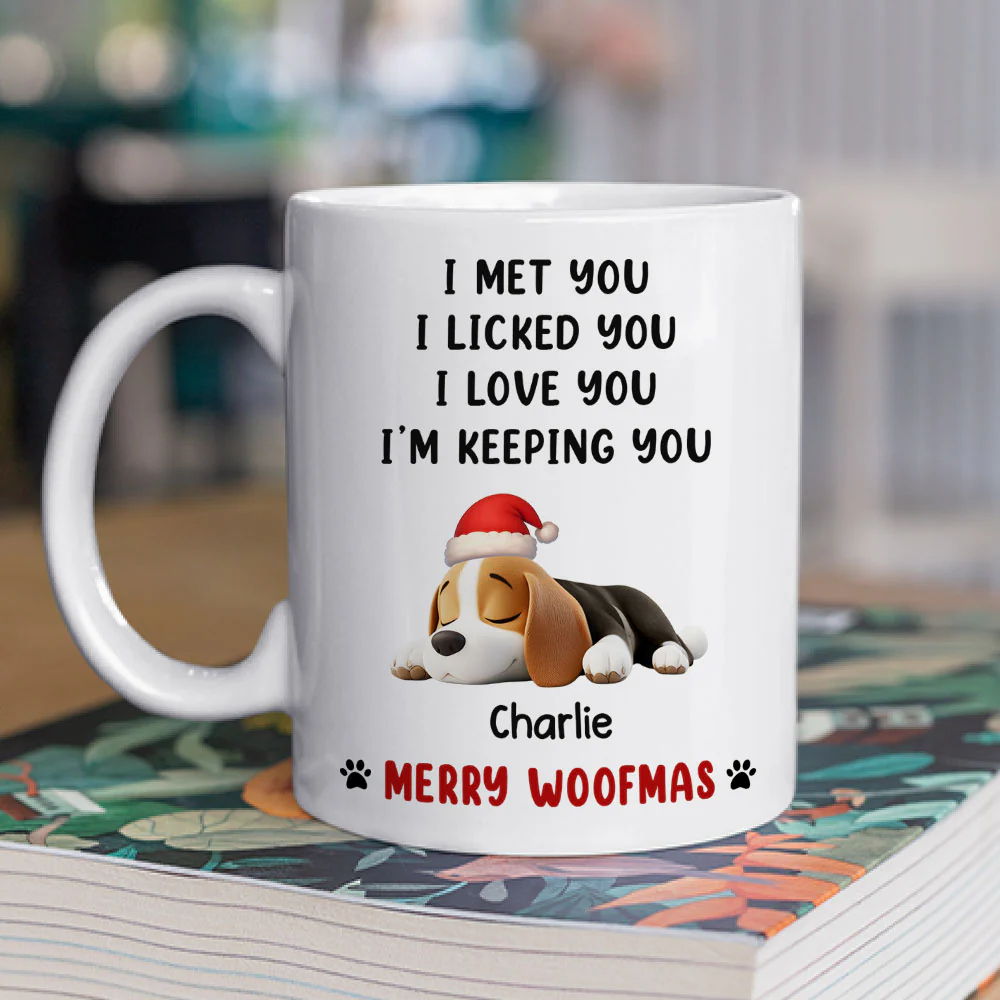 We Licked And Love You Ver Christmas - Personalized Custom Coffee Mug - Image 2