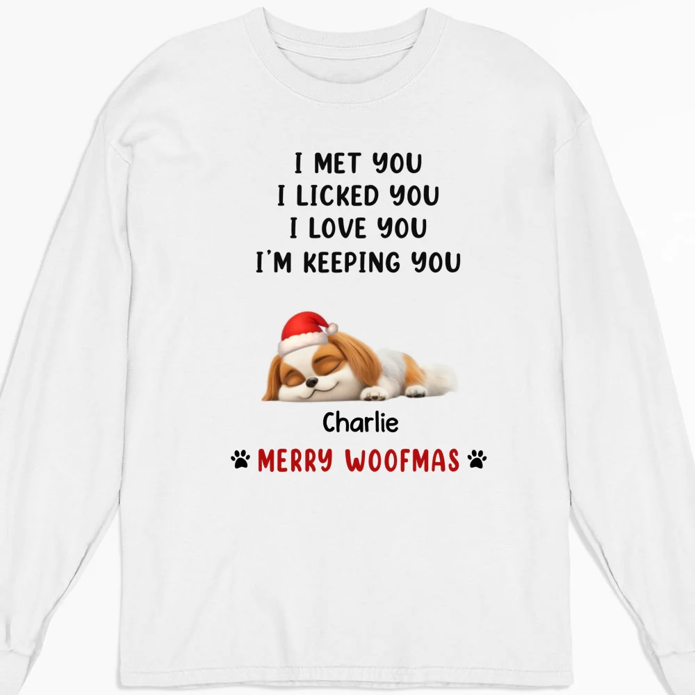 We Licked And Love You Ver Christmas  - Personalized Custom Long Sleeve T-Shirt - Image 6
