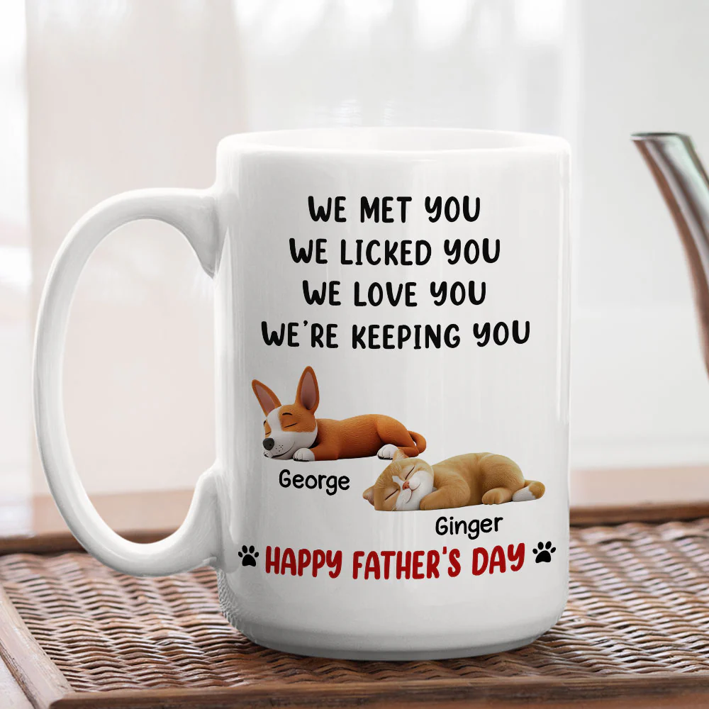 We Licked And Love You Ver Pet - Personalized Custom Coffee Mug - Image 4
