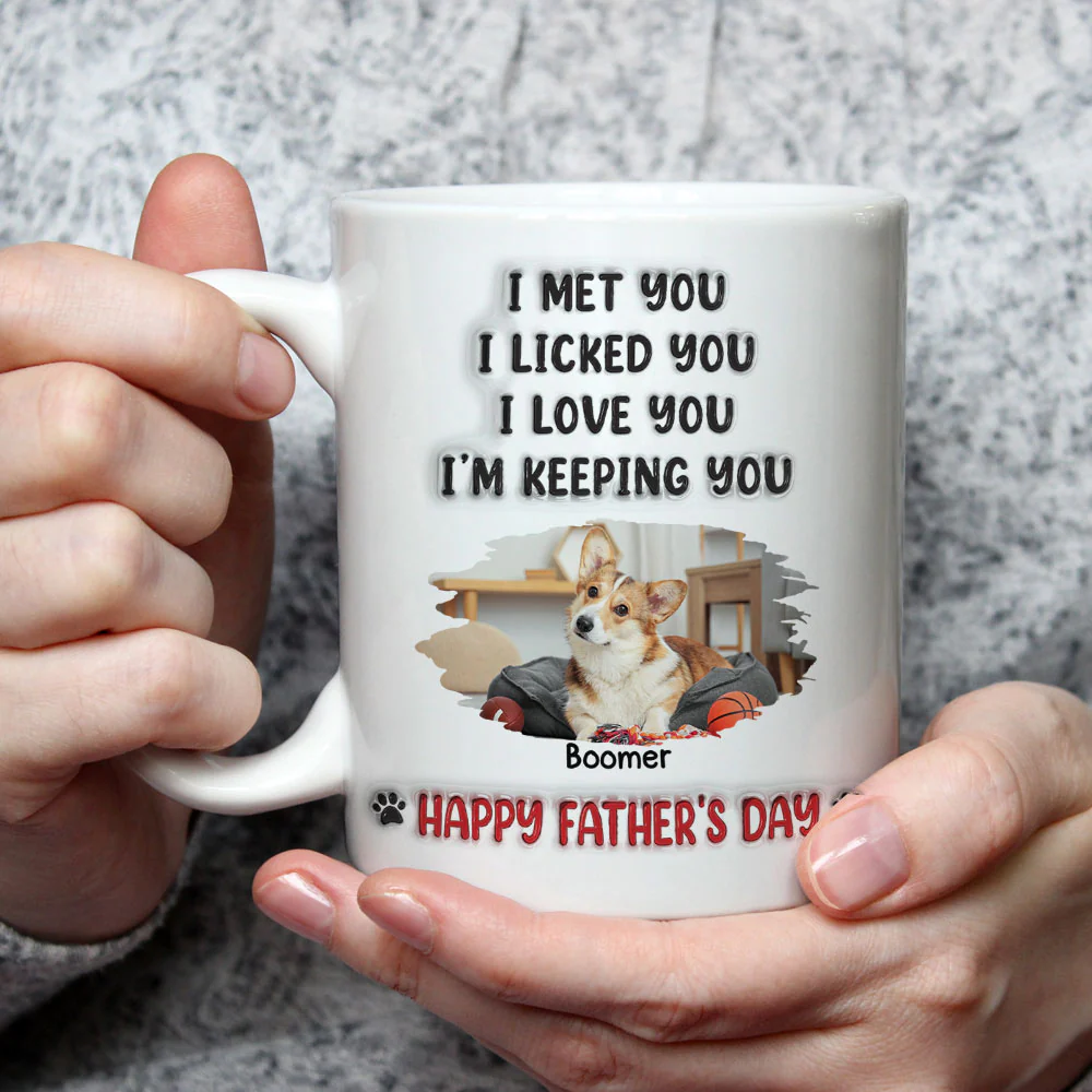 We Licked And Love You Ver Photo 3 - Personalized Custom 3D Inflated Effect Coffee Mug - Image 2