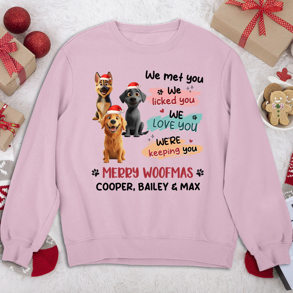 We Licked You - Personalized Custom Sweatshirt - Image 2