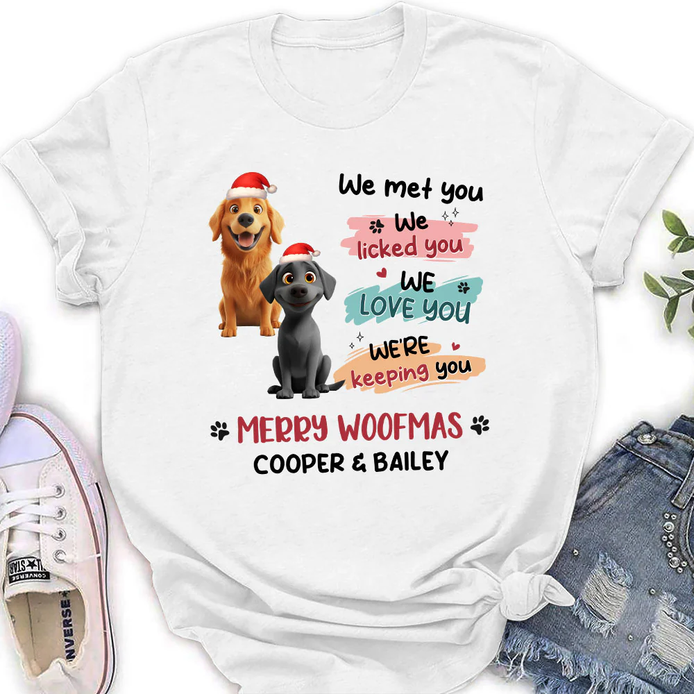 We Licked You - Personalized Custom Women's T-Shirt - Image 3